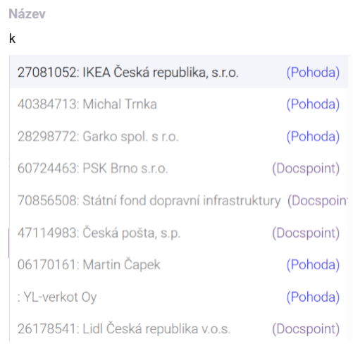 Označenie partnera